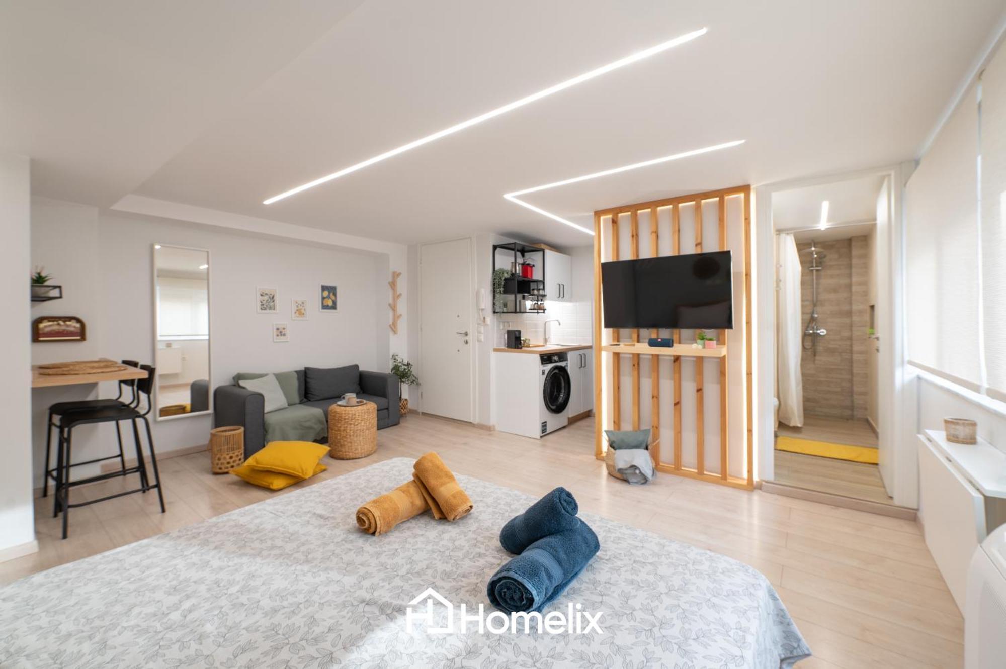 Roomaki - New & Stylish Studio In The Center With Parking Chalkís Eksteriør billede