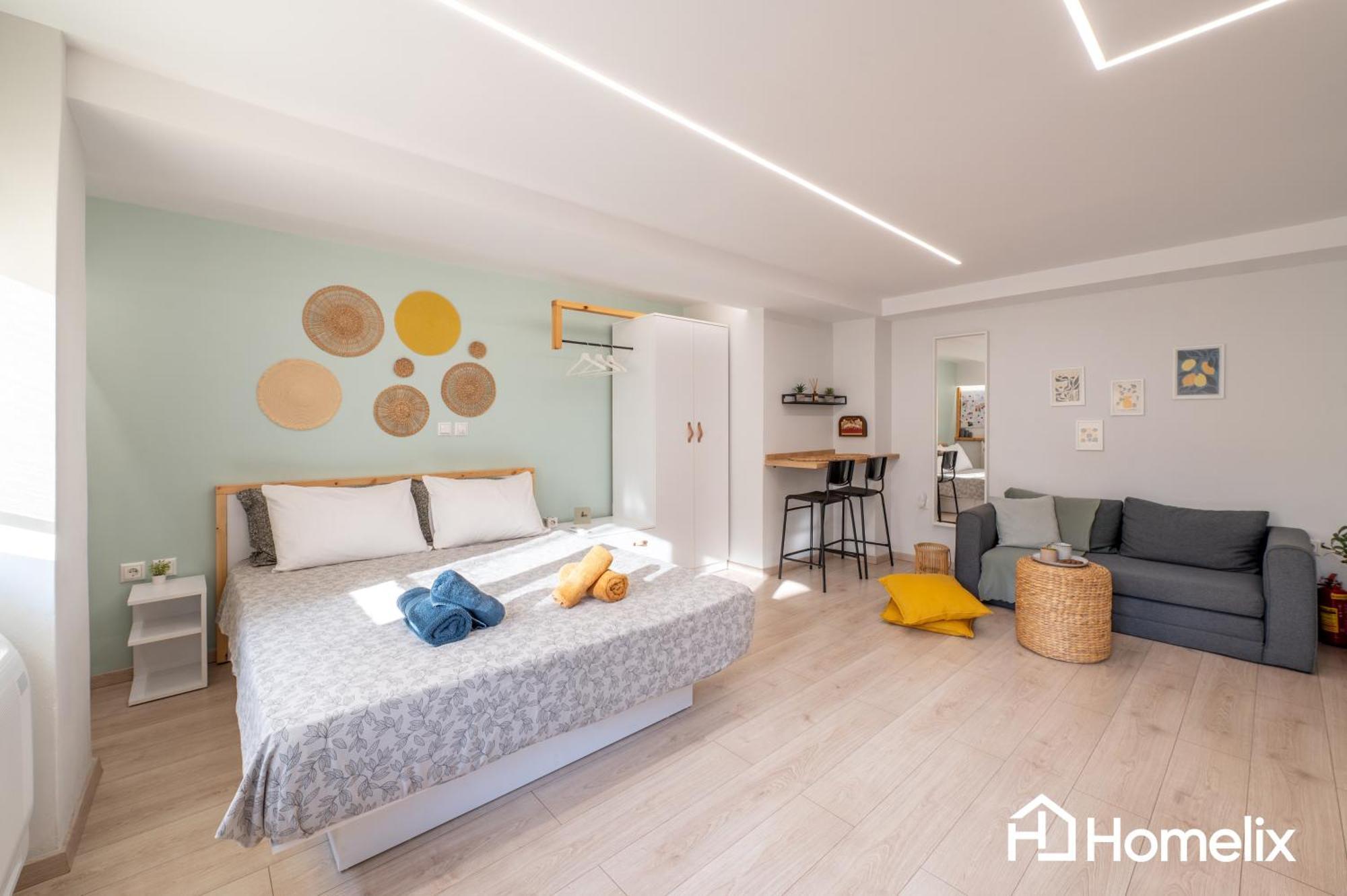 Roomaki - New & Stylish Studio In The Center With Parking Chalkís Eksteriør billede